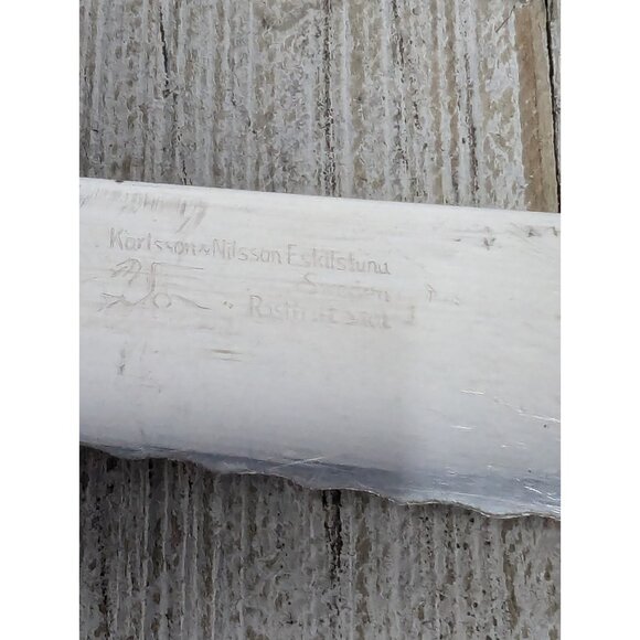Karlsson Nilsson Eskilstuna Sweden Utility Knife Serrated 5" Blade Stainless - Picture 4 of 12